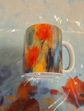 Society6 Poppies Mug And Matching Tote Two Piece Gift Set